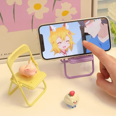 tiny chair phone holders