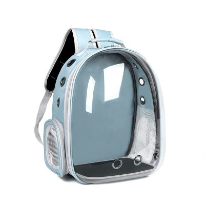 light blue backpack for small animals