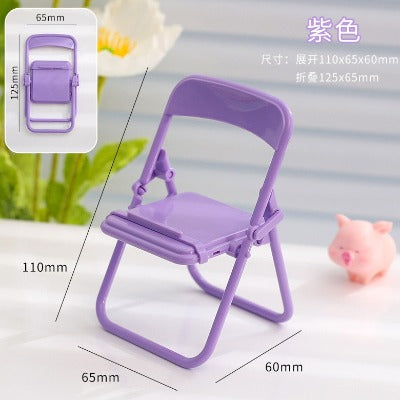 purple fancy phone organiser