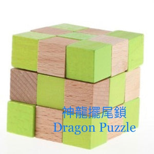 dragon  puzzle geometry brainer exercise