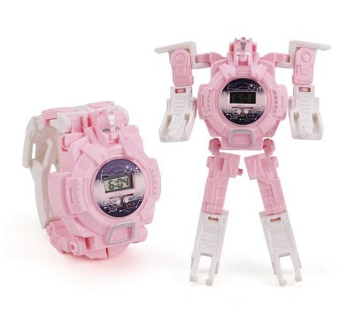 pink robot watch