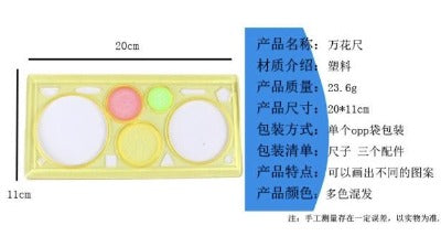 spirograph set dimension and content