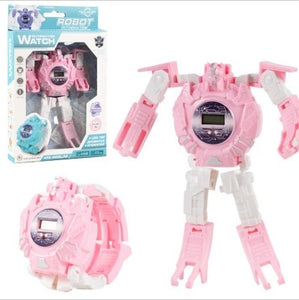 pink robot watch