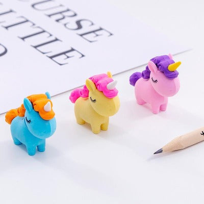 cute unicorn erasers