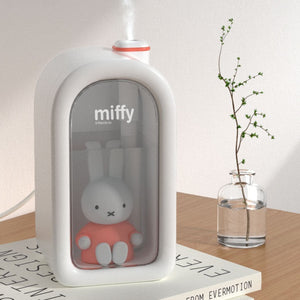 pink miffy humidifier in study room